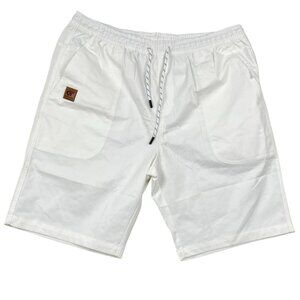 Champion Men's Shorts 36 XL White Casual Elastic Waist Drawstring W/Pockets